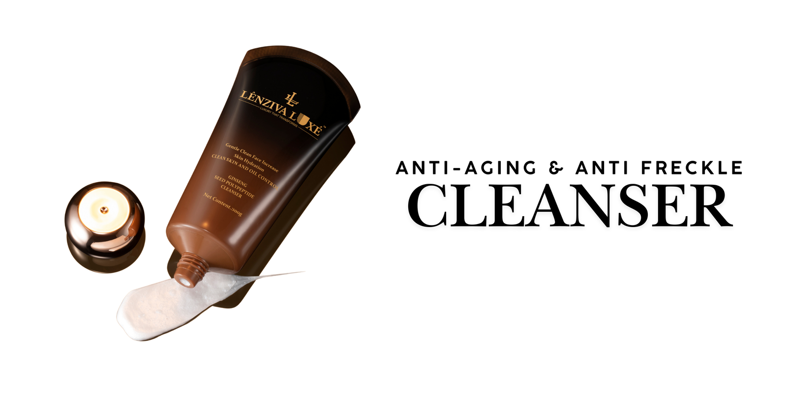 LÊNZIVA LUXÉ Anti-Aging Cleanser: The First Step to Youthful, Firm & Radiant Skin