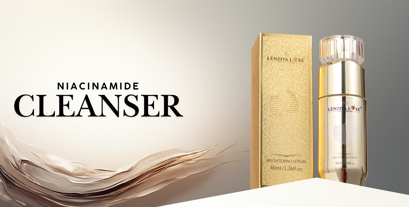 LÊNZIVA LUXÉ Brightening Face Serum: Your Daily Solution for Spots, Pigmentation & Glass-Like Glow